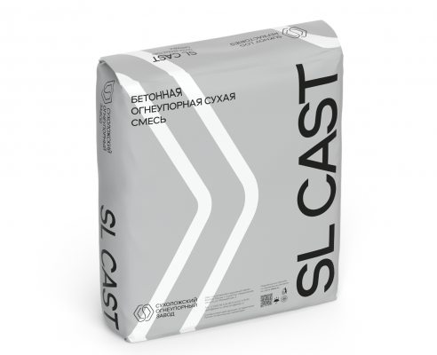 SL CAST SiC refractory concrete mixtures with silicon carbide